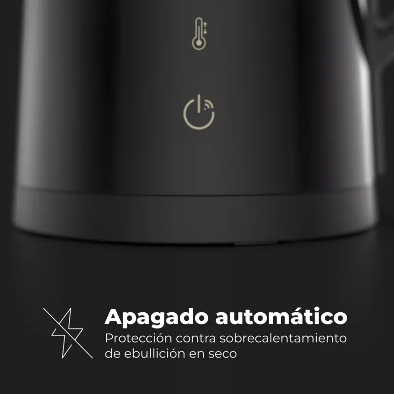 Hervidor AENO EK7S 1,7 L 2200 W negro