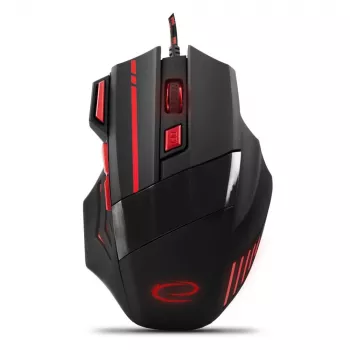 Ratón Esperanza EGM201R USB Type-A óptico 2400 DPI para diestros