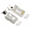Conector macho RJ45 GEMBIRD CAT7 8P8C dorado 15µm FTP/SFTP pack de 50