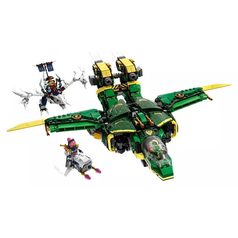 LEGO NINJAGO Set 71845 Lloyds Jet Mech — 1112 piezas, 5 minifiguras, alas móviles, altura 240 mm