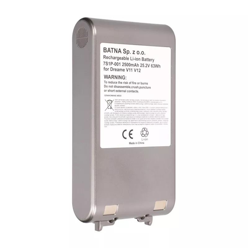 Batería de repuesto Extralink para Dreame V11 V12 V11SE V12Pro 2500mAh Li-Ion