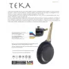 Sartén redonda Beper PE.125 negra