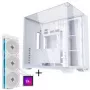 Bundle de caja Lian Li O11 Vision Compact + HydroShift II LCD-S 360TL AiO - blanco