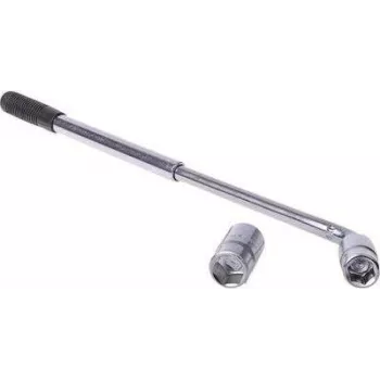 Llave de tuercas de rueda IWH telescópica 10872 longitud ajustable, llave telescópica para tuercas de rueda