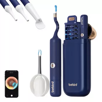 Otoscopio Bebird EarVision Plus I35R con cámara 1080p para limpieza de oídos