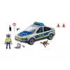 Coche de policía Playmobil con sirena y luz intermitente, multicolor, plástico, 3+