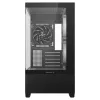 Caja semitorre PC DeepCool CG380 3F – Negra, 235×437×451 mm, compatible con 2x120 mm lateral + 1x120 mm trasero, fuente de alimentación abajo, HDD de 2,5 inch/3,5 inch