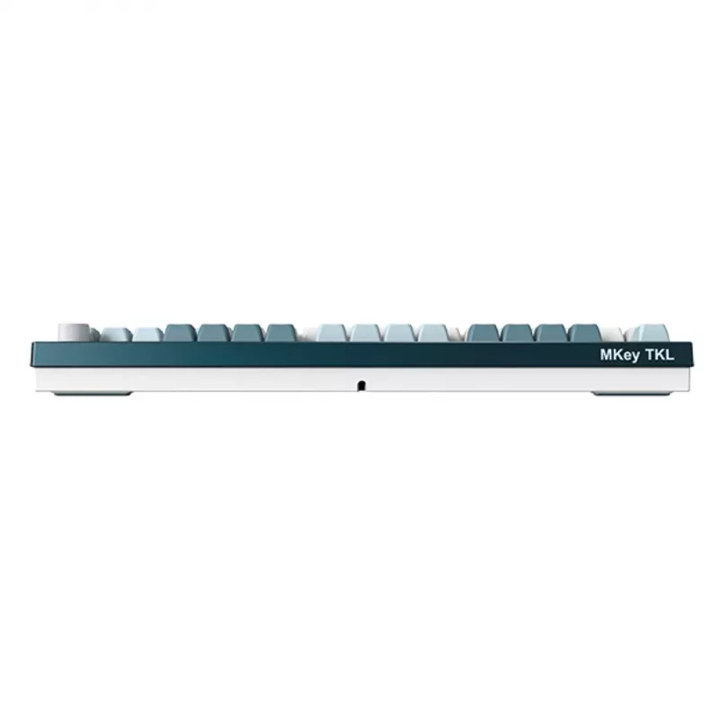 Teclado gaming Montech MKey TKL USB gris oscuro, azul claro, blanco