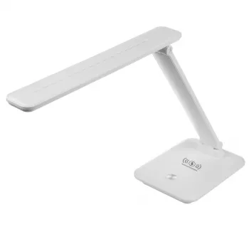 Lámpara de escritorio LED MACLEAN MCE616W 9W con cargador inalámbrico Qi integrado