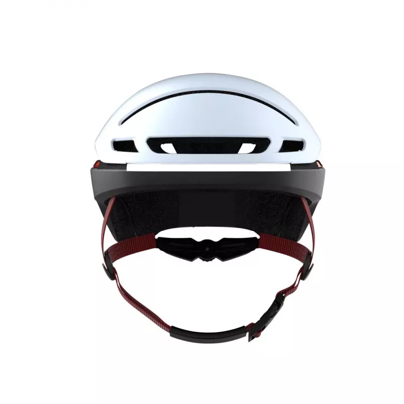 Casco abierto Livall EVO21 blanco construcción híbrida de carcasa
