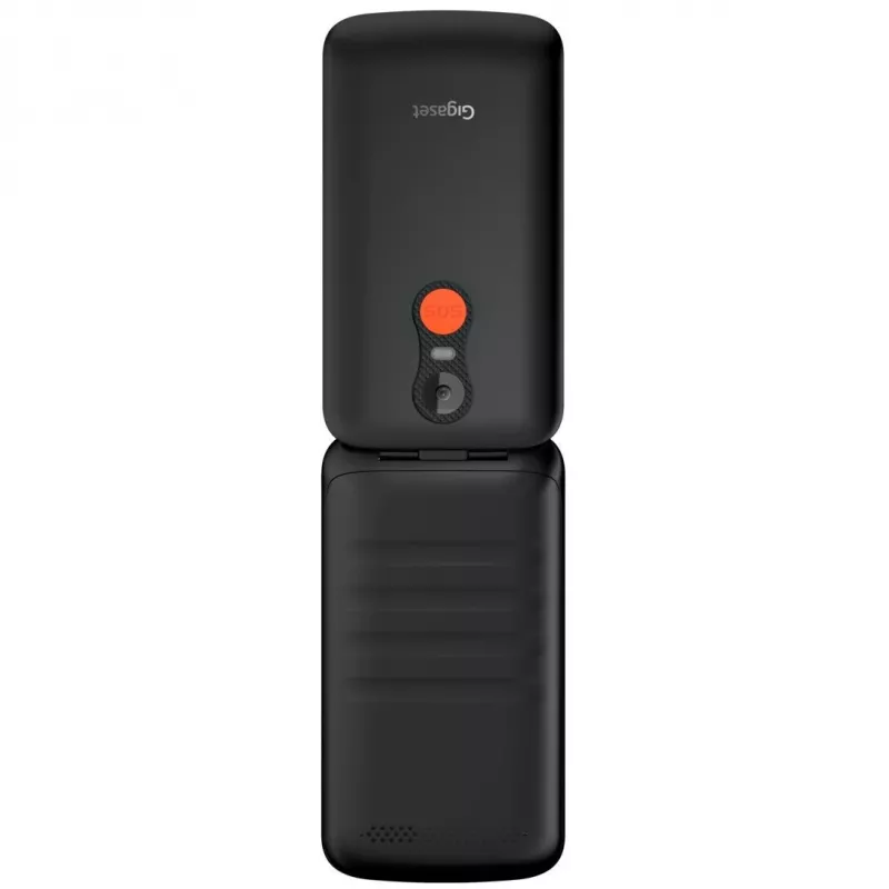 Gigaset GL595 teléfono para personas mayores 7,11 cm (2,8 pulgadas) Dual SIM, botón SOS, resistente a salpicaduras y polvo, 32 MB RAM, ranura microSD, negro