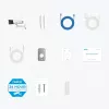 Reolink Duo Serie W730 - Cámara WiFi exterior 4K, doble objetivo, visión panorámica 180°, detección de personas/vehículos/animales