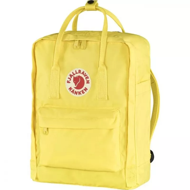 Mochila casual Fjällräven Kanken amarilla polipropileno vinilo