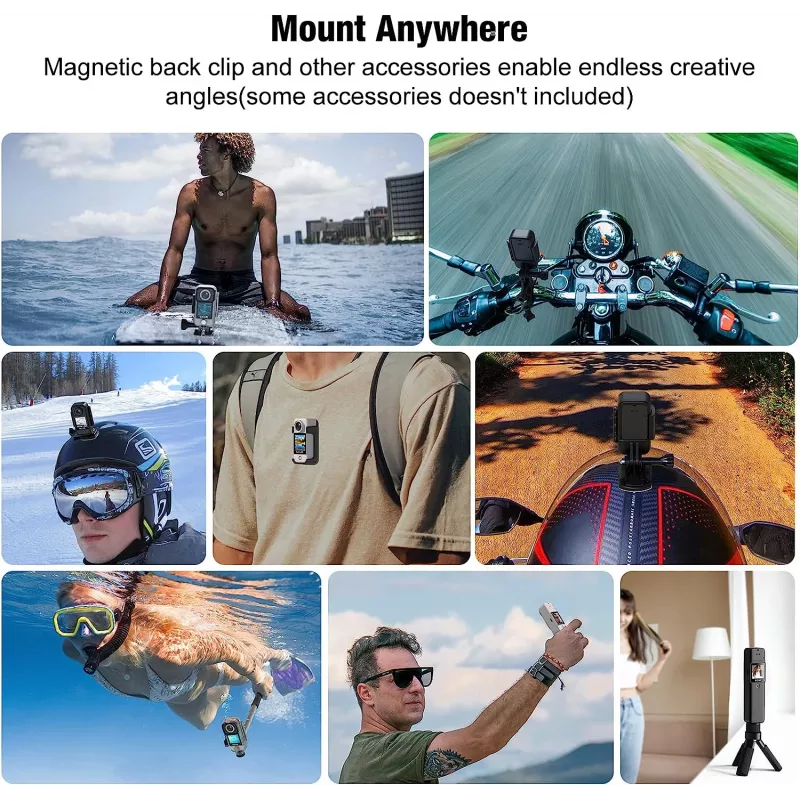 Action cam SJCam C300 4K 30fps, diseño compacto sumergible