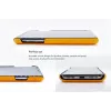 Funda con compartimento para tarjetas VixFox para iPhone XR, amarillo mostaza, funda protectora fina con compartimento para tarjetas