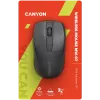 Ratón inalámbrico CANYON MW-7, 2,4 GHz, 6 botones, DPI 800/1200/1600, con 1 pila AA, tamaño 110*60*37 mm, 58 g, negro