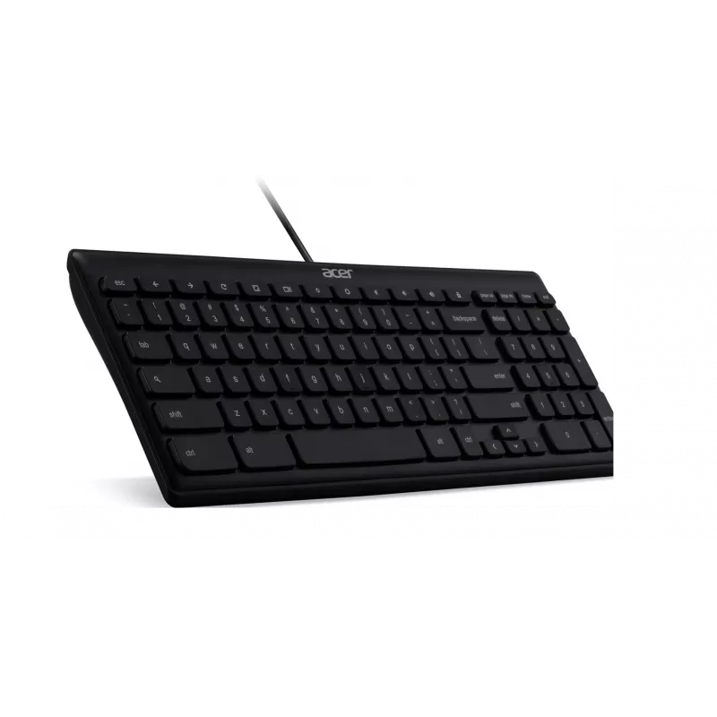 Acer AKW900 GP.KBD11.04F teclado con cable USB, US International QWERTY, negro