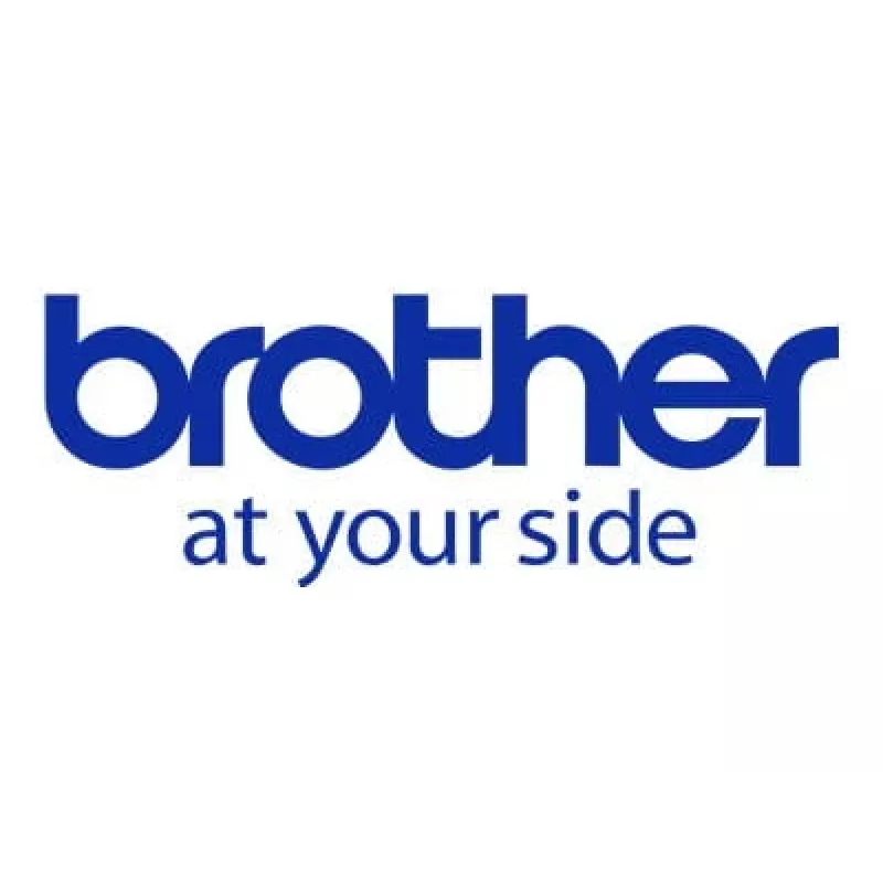 Cinta de etiquetar laminada brillante Brother - 12 mm, negro/blanco, pack de 10 cintas de etiquetar TC