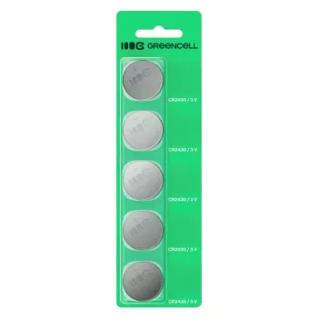 Pila botón Green Cell CR2430 3V — pack de 5