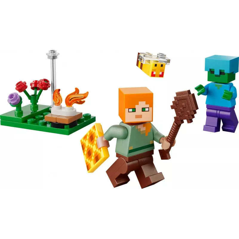 Bricks Minecraft 30732 El conflicto de la hoguera de Alex