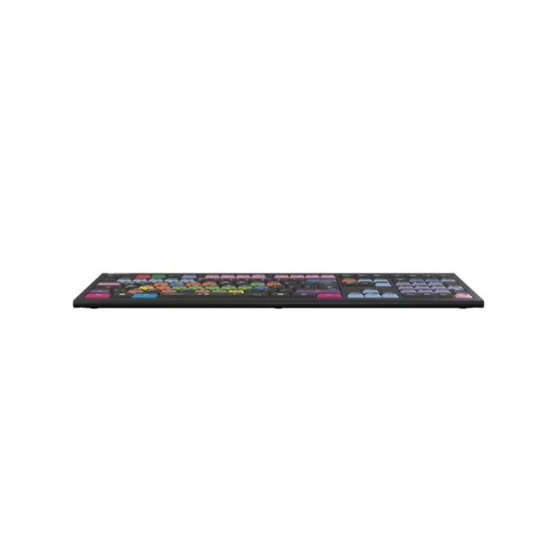 Teclado Logickeyboard LKB-FLS-A2PC-DE Universal USB QWERTZ alemán negro