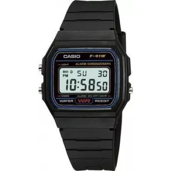 Casio F-91W-1YEF negro