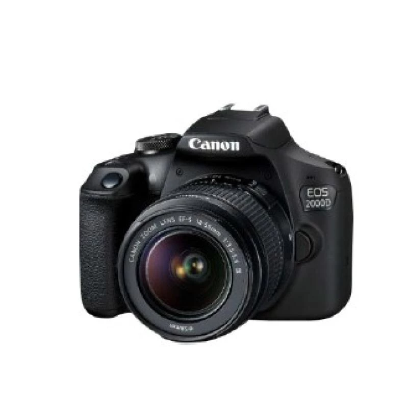 Cámara réflex Canon EOS 2000D BK 18-55 IS II EU26 kit 24,1 MP CMOS 6000 x 4000 píxeles negro