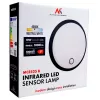 Lámpara LED con sensor PIR MACLEAN MCE525 B – aplique de pared exterior, LED activada por movimiento