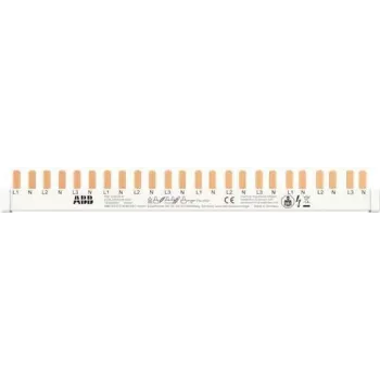 Peine de fases ABB PSc 3/24/10 N 3F+N 24Pins 10 mm² (2CDL230331R1012)