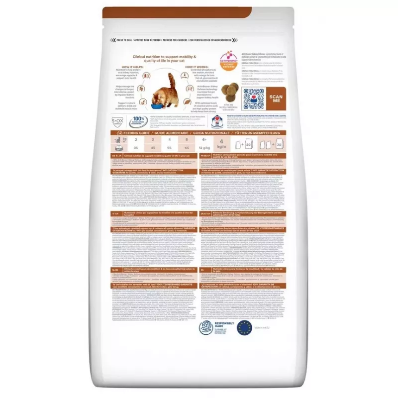 HILL'S PD K/D Kidney + Mobility pollo - pienso para gatos - 3 kg