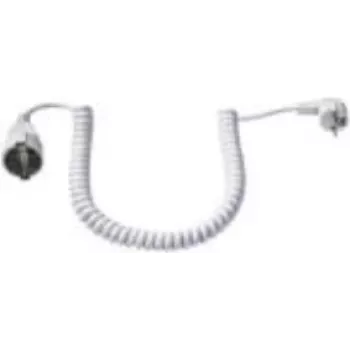 Cable de alimentación Bachmann 672.280 blanco 2 m