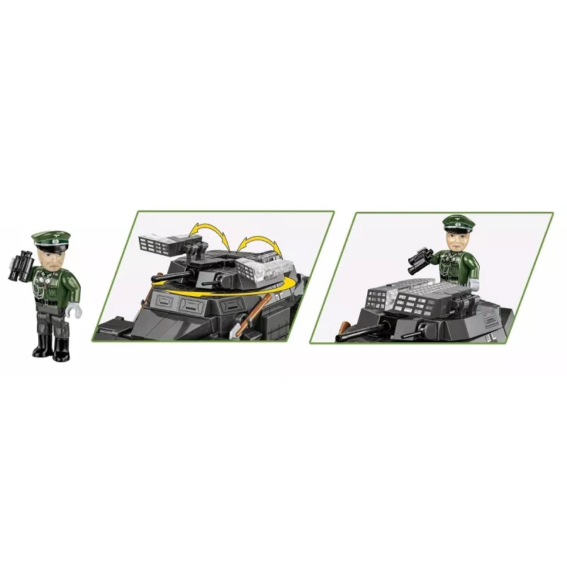 Cobi Blocks Sd.Kfz 222 maqueta COBI-2657 — 502 piezas