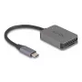 Lector de tarjetas DeLOCK USB Type-C aluminio SD Micro SD 5000 Mbit/s