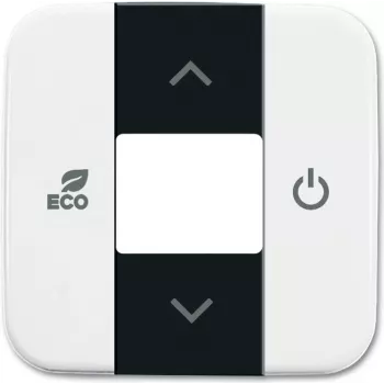 Busch-Jaeger 6220-0-0106 tapa para soporte de sensor y toma de corriente negro - blanco (2CKA006220A0106)