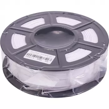 Filamento para impresión 3D PLA, 1,75 mm, 1 kg, blanco