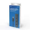 Hub USB-A SAVIO con RJ-45 Gigabit Ethernet AK-57 — 3× USB-A + RJ-45, host USB 3.2 Gen 1 Micro‑B, 5 Gbit/s, 4 puertos, gris