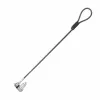 DICOTA D32068 candado de cable universal mini para portátil, 0,3 m, 3 cabezales intercambiables, plateado