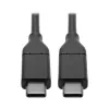 Eaton Tripp Lite Series cable USB-C (M/M) - USB 2.0, 5A (100W), 1,83 m - cable USB - USB-C de 24 pines (M) a USB-C de 24 pines (M) - USB 2.0 - 20 V - 5 A - 1,83 m - moldeado