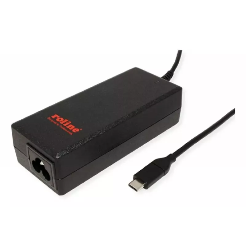 Fuente de alimentación ROLINE C5-BU 65W USB Type-C, 65 W de salida, compatible con USB-C PD