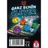 Bloque de puntuación de repuesto para el juego de mesa G3 Ganz schön clever! (Edición de viaje) a partir de 8 años