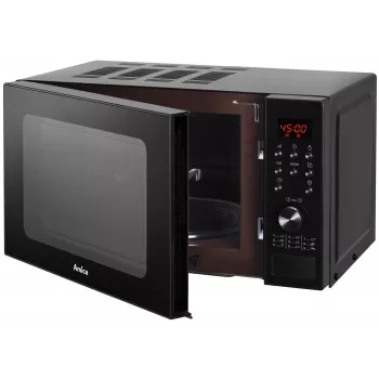 Microondas Amica AMGF20E1GB de bandeja plana con grill 20 L 700 W negro