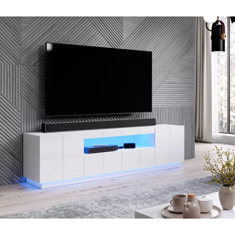 Iluminación para mueble RTV Cama REJA azul
