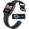 Beafon SmartWatch 201 (201_EU001BS) reloj inteligente, cuadrado, negro y plata