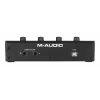 Interfaz de audio M-Audio M-Track Duo — USB 2-in/2-out, 16-bit/48 kHz, 1x XLR/TS combo, 1x entrada de instrumento, alimentación fantasma 48V