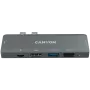 Lector de tarjetas SD Canyon DS-5 USB 2.0 Type-C gris 60 Hz