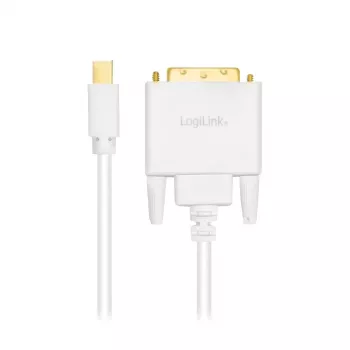 Adaptador de cable de vídeo LogiLink CV0138 Mini DisplayPort a DVI 3 m