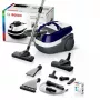 Aspirador en húmedo y seco Bosch BWD 41740 AquaWash&Clean — 1700 W, depósito de 5 litros, filtro EPA, tubo telescópico, radio de 9 m, lila