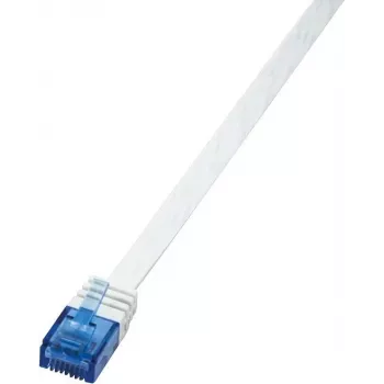 LogiLink Cable de red RJ45 CAT 6 U/UTP 2,00 m blanco LogiLink (CF2051U)