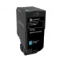 Cartucho de tóner Lexmark CS720 Standard Yield 2500 páginas cian