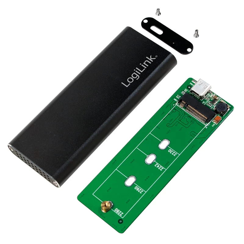 Carcasa para SSD LogiLink UA0314 negra M.2